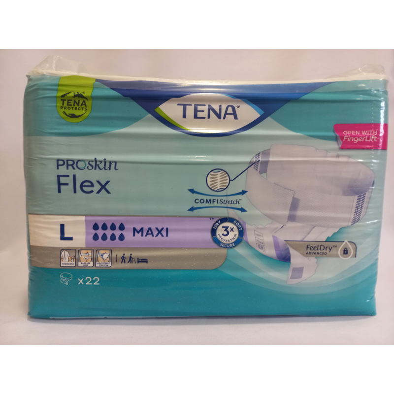 Памперси для дорослих TENA proskin Flex Maxi L 22 шт Памперси для дорослих TENA proskin Flex Maxi L 22 шт