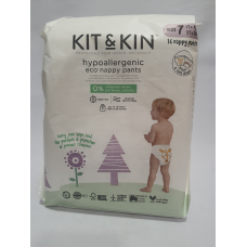 Підгузки-трусики Kit&Kin 7 розміру 17+ кг. 16 шт.