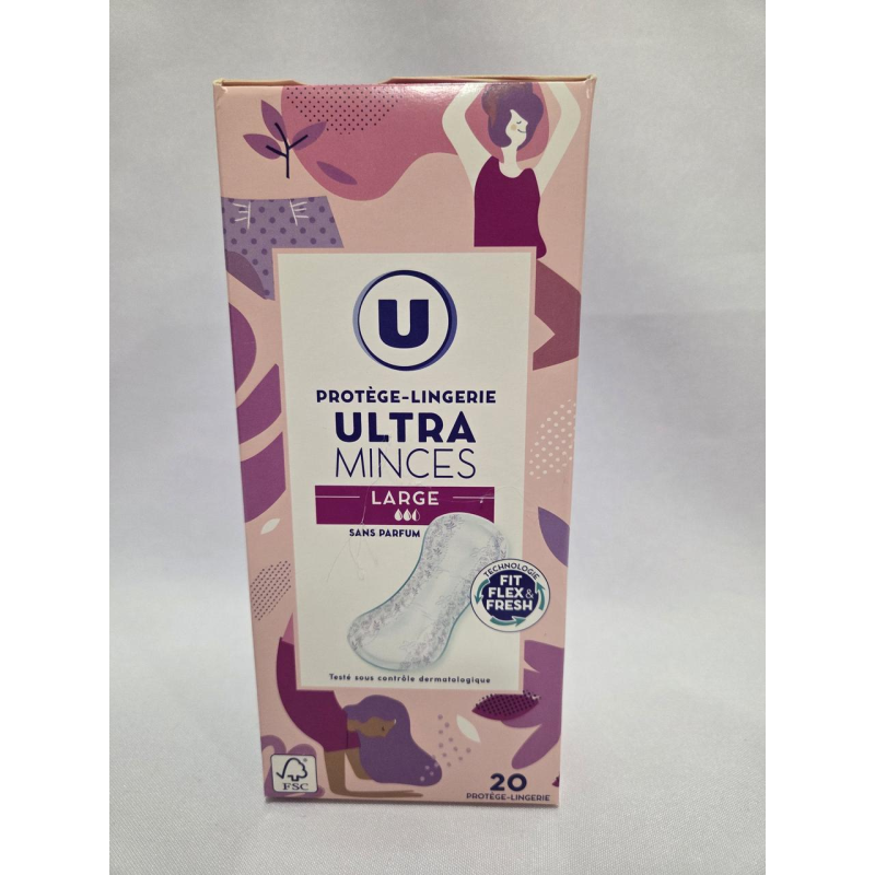 Гігігенічні щоденні прокладки “U“ ultra minced 2,5 кр. 20 шт. Франція