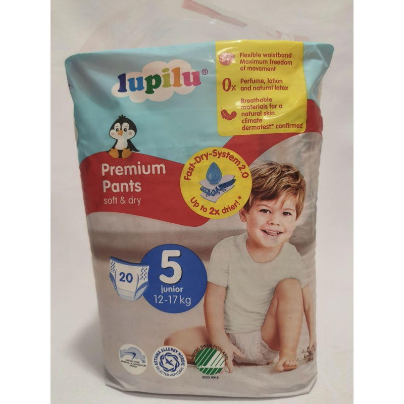 Підгузки-трусики Lupilu 5 в упаковці 12-17 rкг. 20 шт. Підгузки-трусики Lupilu 5 в упаковці 12-17 rкг. 20 шт.