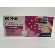 Щоденні прокладки Sophie супер довгі 17.6 см 3 краплі 32 штуки