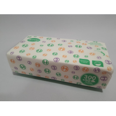 Серветка косметична “Horoso“ 3х шар картон 300 аркушів